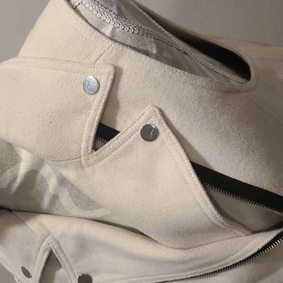 Rachel Roy Sleeveless cream Moto Vest - Picture 5 of 7